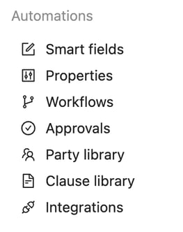Automations Settings