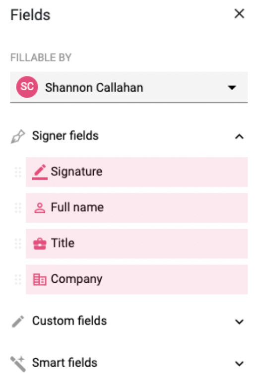 Adding Fields to a Document